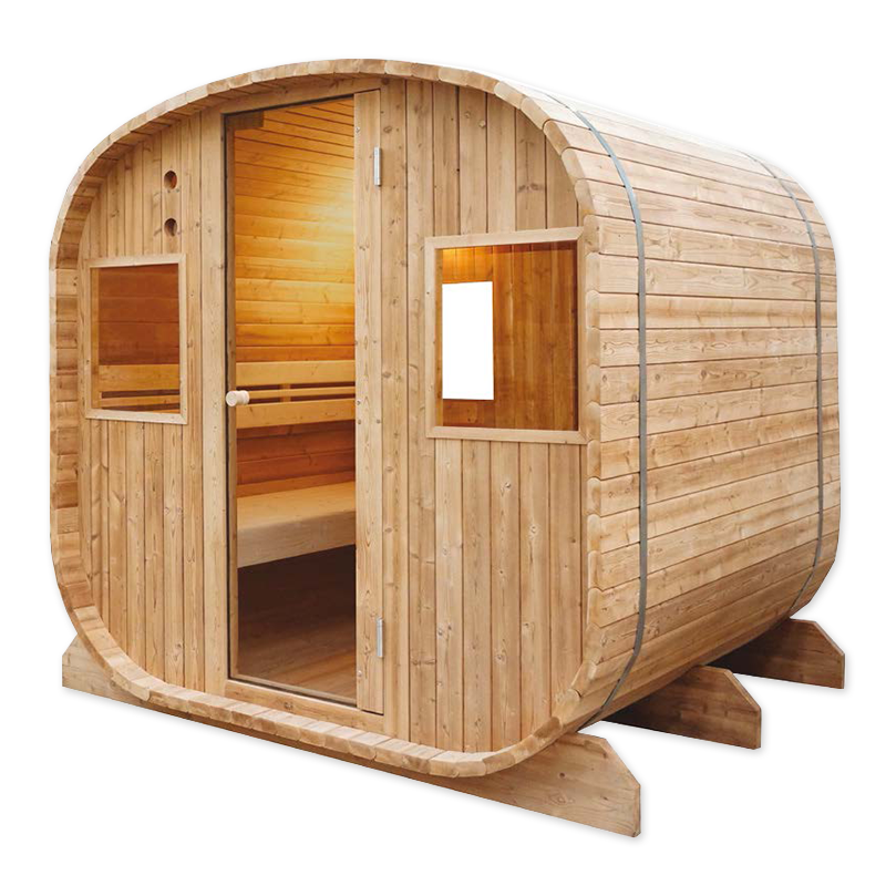 Sauna Finlandese Sauna finlandese da esterno a 6 posti Holl's BARREL